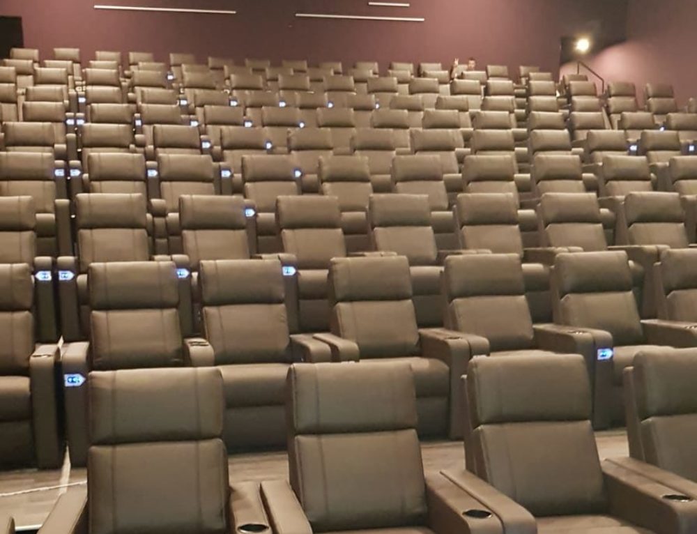 Pearland Premiere Cinema, USA Seating installation