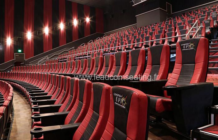 leadcom cinema seating installation Cinergy Cinema