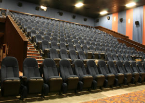 leadcom cinema seating installation GATE WAY CINEMA