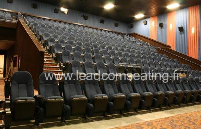 leadcom cinema seating installation GATE WAY CINEMA