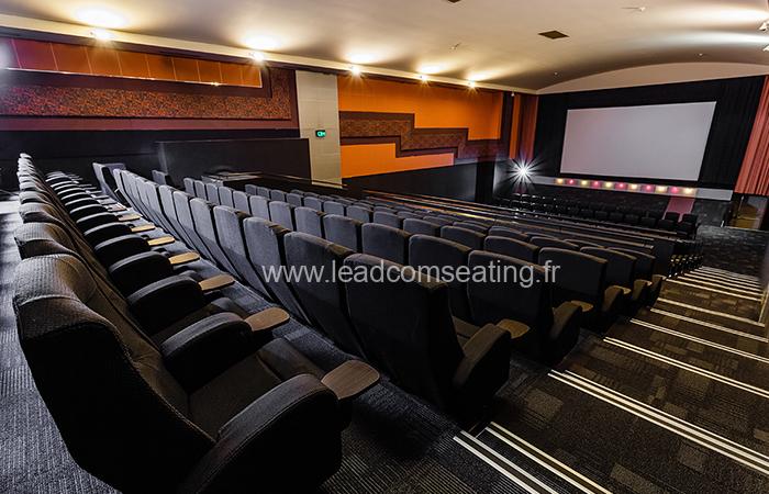 leadcom cinema seating installation Paradiso cinema 1