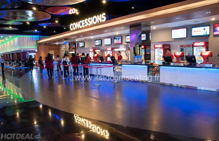 leadcom cinema seating installation Platinum Cineplex 2
