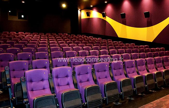 leadcom cinema seating installation Platinum Cineplex