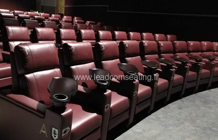 leadcom cinema seating installation Premiere Cinema
