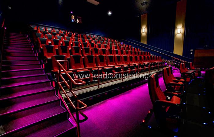 leadcom cinema seating installation ST.AUGUSTINE