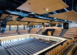 leadcom seating auditorium seating installation Christchurch Boys High School