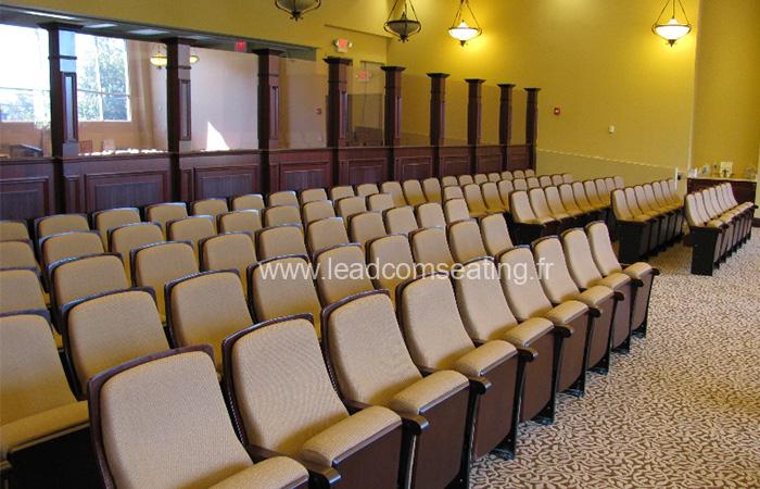 leadcom seating auditorium seating installation NJ Synagogue 1